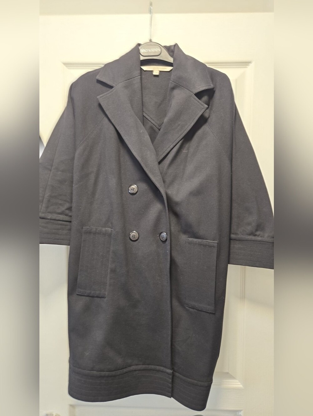 Diane von Furstenberg Black Trench Coat